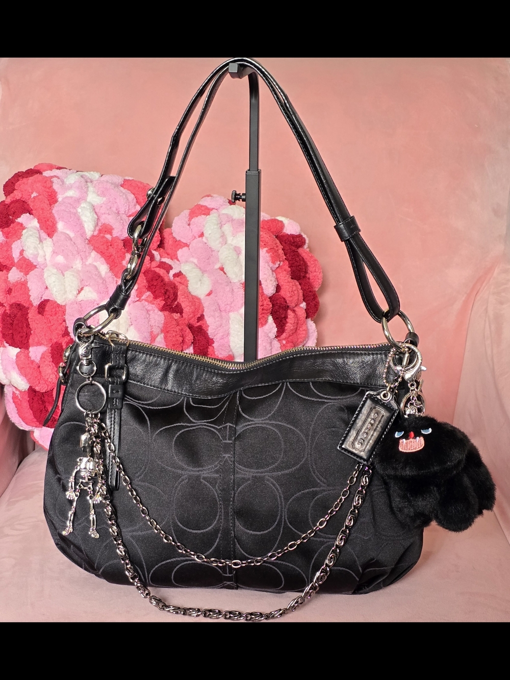 Coach Mia Signature Nylon Convertible Crossbody (15760)